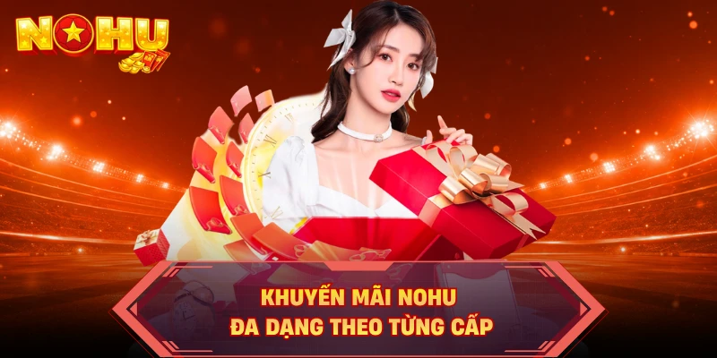 Khuyến mãi NOHU đa dạng theo từng cấp